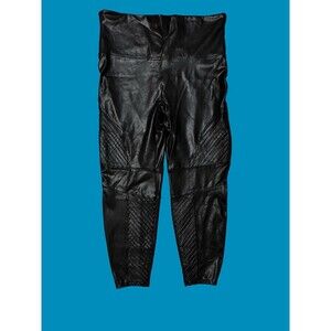 SPANX Women’s Faux Leather Leggings Size 3XL